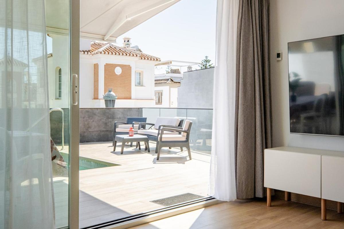 Villa Antonia Mar - Private & Heated Pool - Punta Lara Nerja Ngoại thất bức ảnh