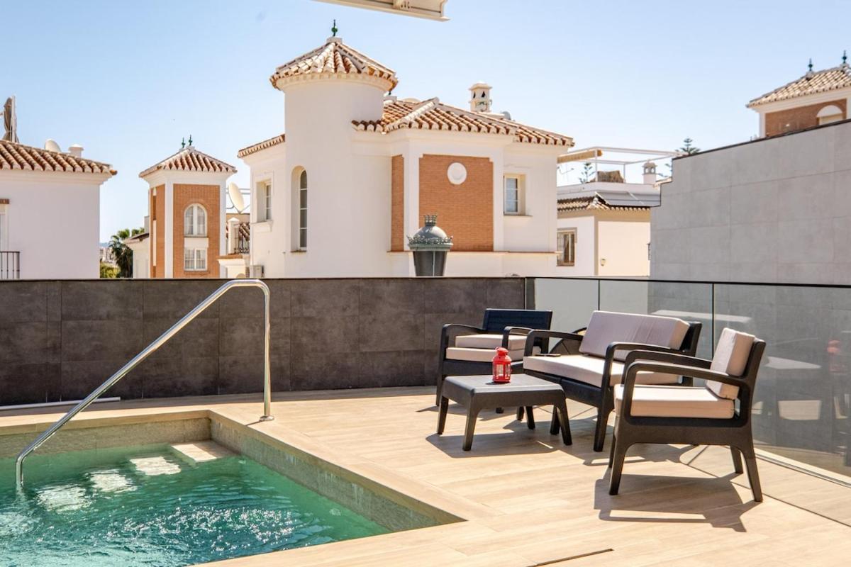 Villa Antonia Mar - Private & Heated Pool - Punta Lara Nerja Ngoại thất bức ảnh
