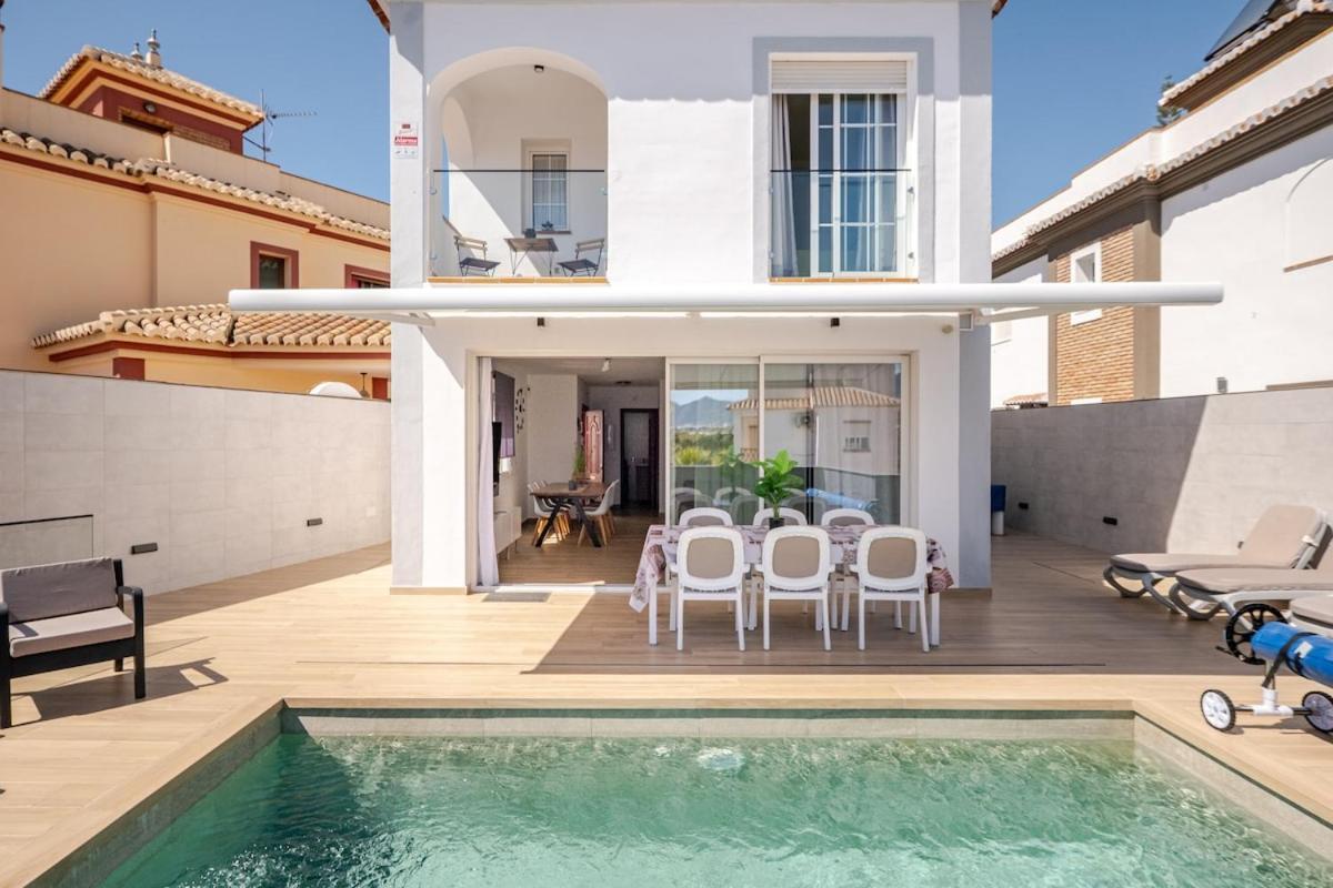 Villa Antonia Mar - Private & Heated Pool - Punta Lara Nerja Ngoại thất bức ảnh