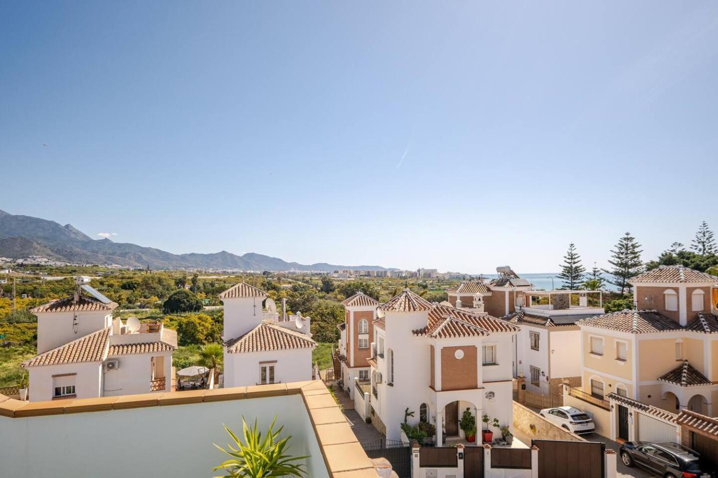 Villa Antonia Mar - Private & Heated Pool - Punta Lara Nerja Ngoại thất bức ảnh