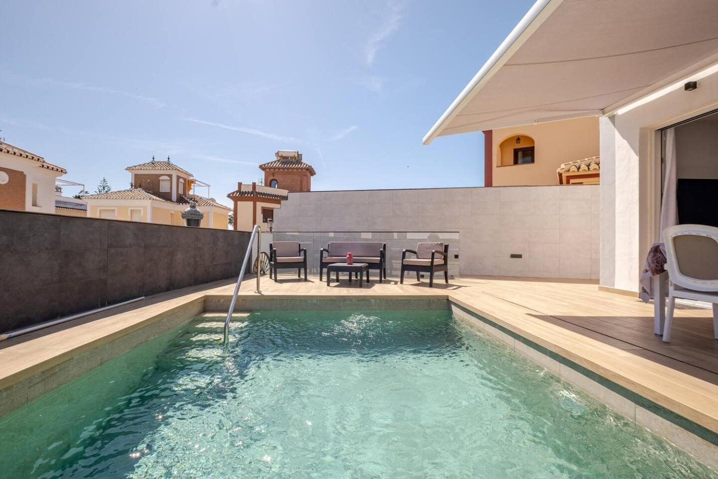 Villa Antonia Mar - Private & Heated Pool - Punta Lara Nerja Ngoại thất bức ảnh